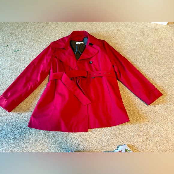 Calvin Klein Women's Trench Coat Size XL - Picture 1 of 8